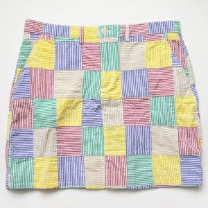 Ralph Lauren Patchwork Mini Skirt